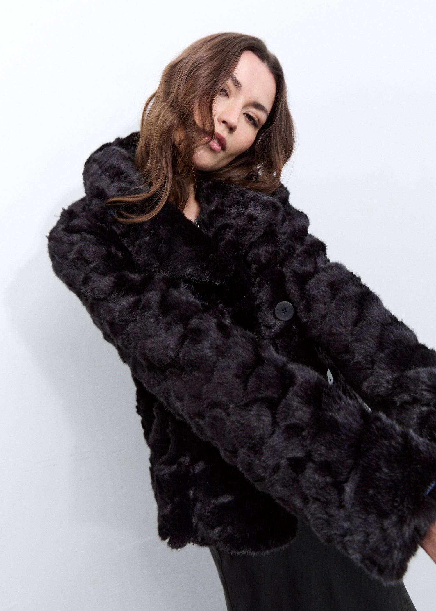 Short Regine Coat Chila Black