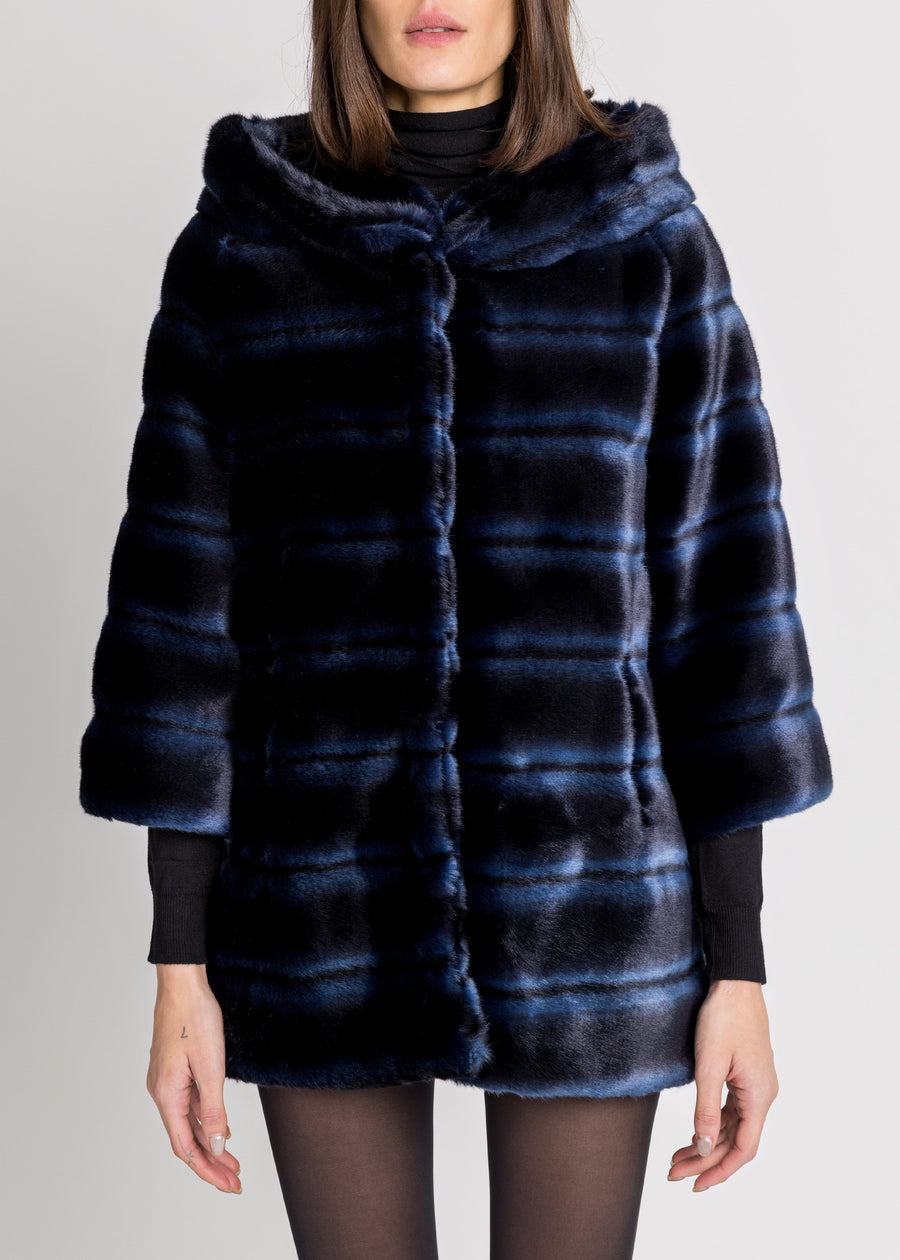 LONG SWINGER BLACK AND BLUE