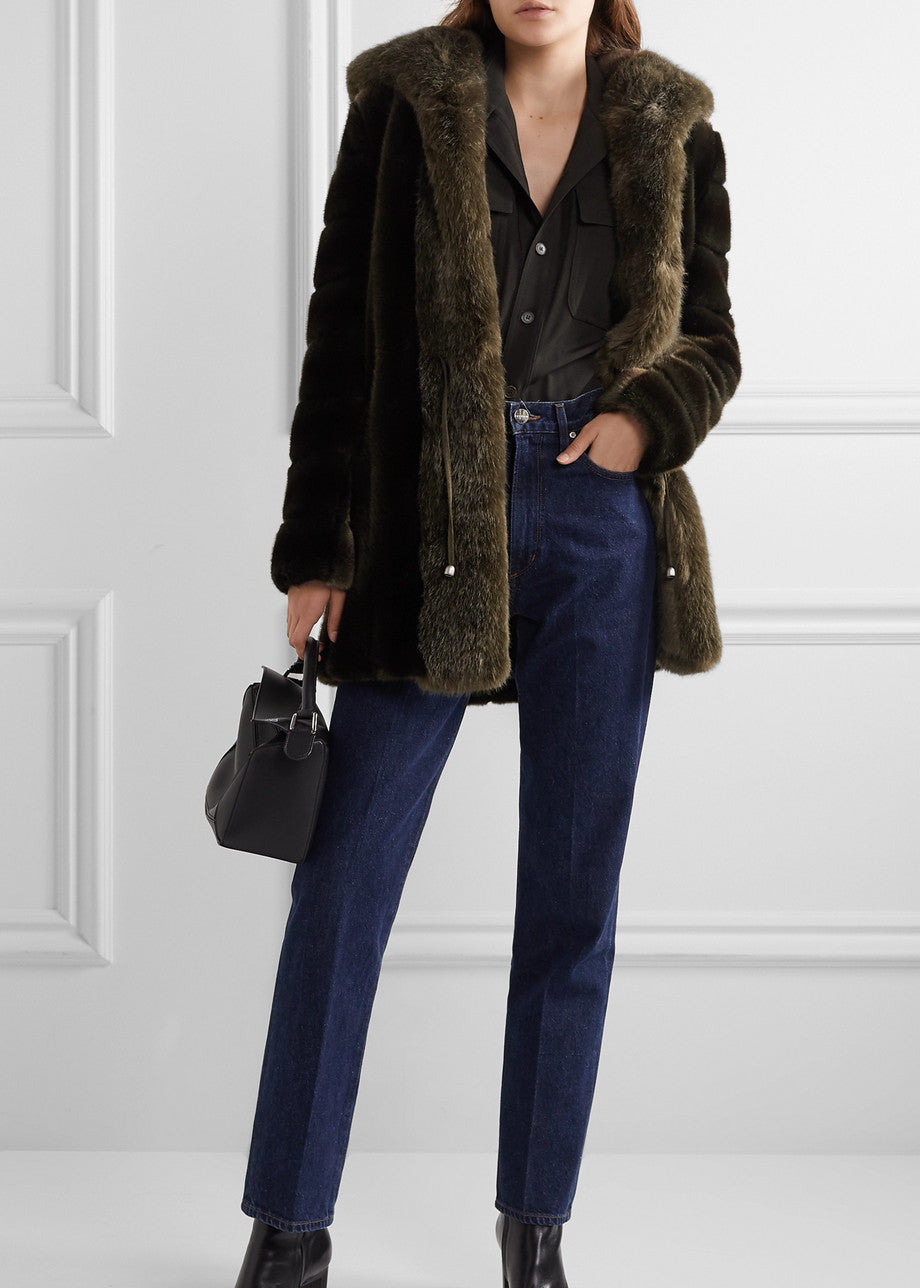 Skate Moss Coat Khaki