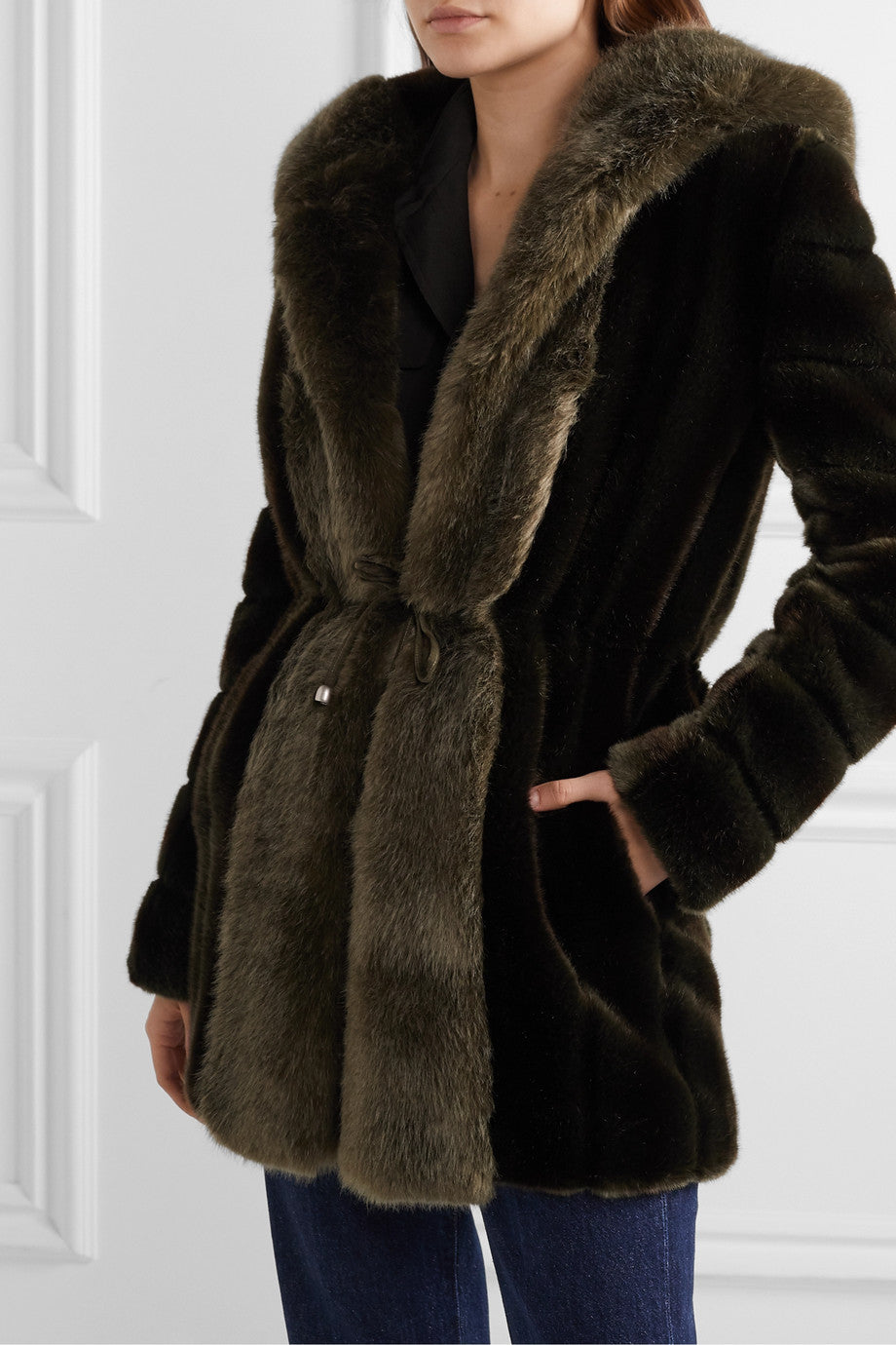 Skate Moss Coat Khaki