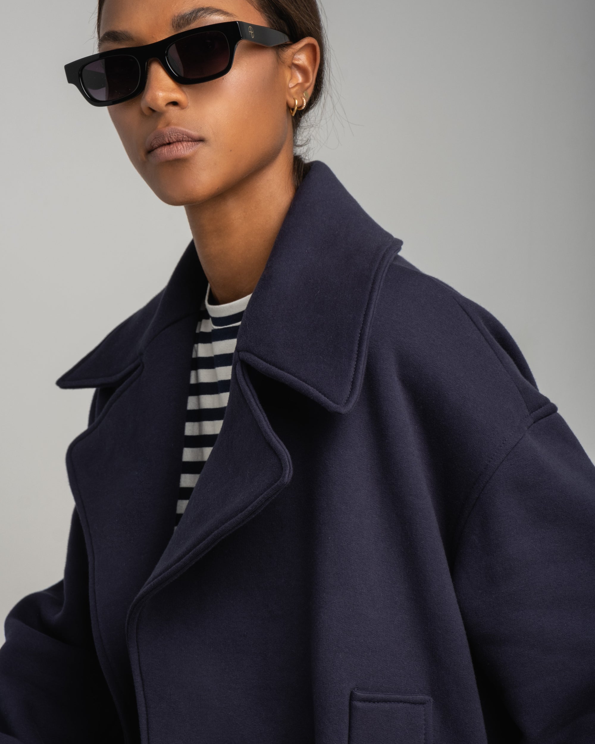 Billie Jean Peacoat Navy