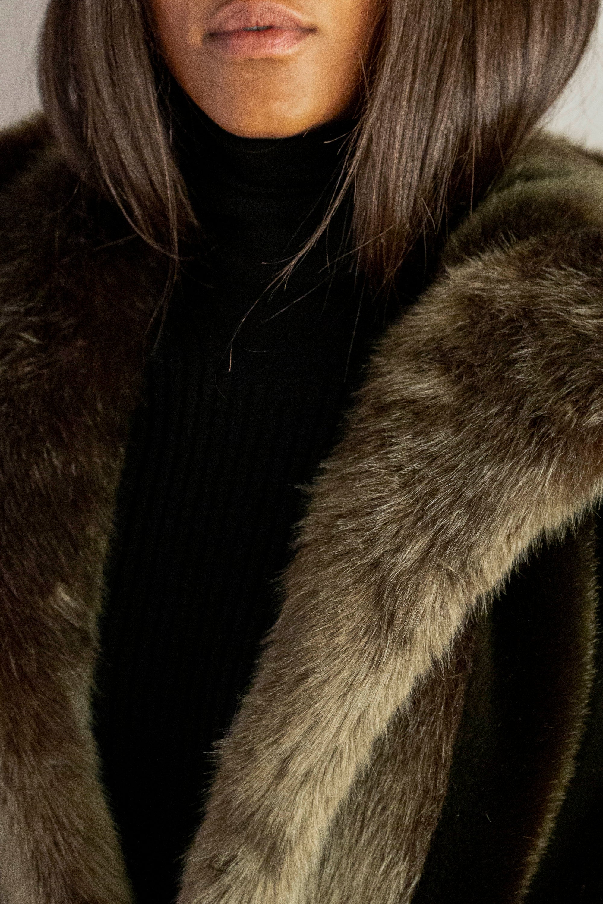 Skate Moss Coat Khaki