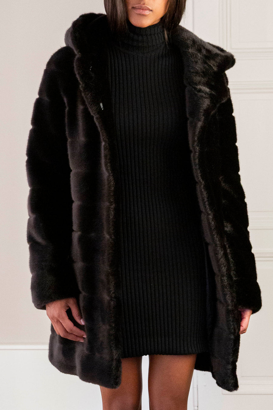 Oh_My_Deer Coat Black